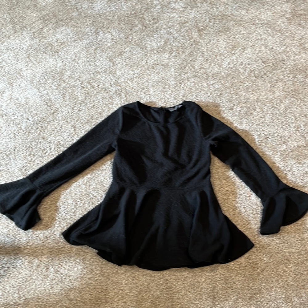 Anthropologie Black Blouse